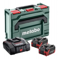 Metabo Basic Set 2 x 8.0Ah LiHDX batteries   (Tabless) + ASC 290 Fast charger + metaBOX £389.95